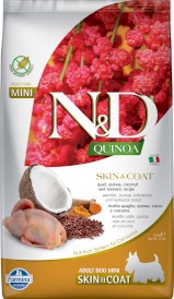 FARMINA ND QUINOA DOG Skin / Coat Quail Mini 2,5kg