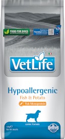 FARMINA Vet Life Hypoallergenic Fish / Potato Dog 12kg