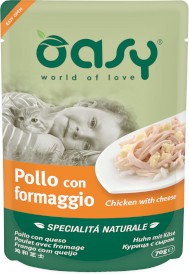 OASY Specialita Naturale Kot Kurczak z Serem Saszetka 70g