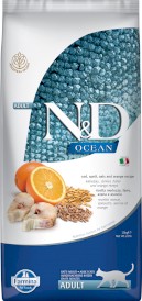 FARMINA ND CAT OCEAN Cod Spelt Oats Orange Adult 10kg