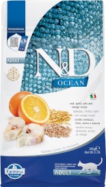 FARMINA ND CAT OCEAN Cod Spelt Oats Orange Adult 300g