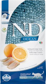 FARMINA ND CAT OCEAN Herring Orange Adult 1,5kg