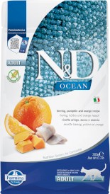 FARMINA ND CAT OCEAN Herring Pumpkin Orange Adult 300g