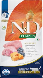 FARMINA ND CAT PUMPKIN Lamb Blueberry Adult Neutered 1,5kg