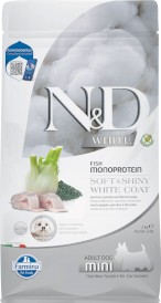 FARMINA ND DOG WHITE dla białej sierści Adult Mini 2kg