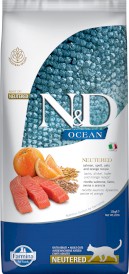 FARMINA ND CAT OCEAN Salmon Neutered Adult 10kg