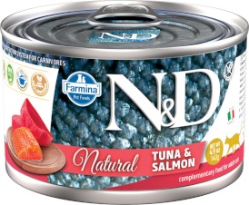 FARMINA ND CAT NATURAL Tuna / Salmon Tuńczyk Łosoś 140g