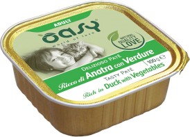 OASY Cat Tasty Pate Adult Kaczka z warzywami dla kota 100g - Zdjęcie główne