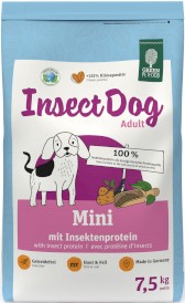 GREEN PETFOOD InsectDog Mini Adult z Owadami 7,5kg