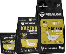 PAKA ZWIERZAKA Kaczka z Jabłkiem M bez zbóż 1,5kg