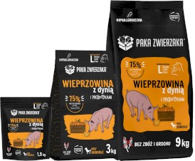 PAKA ZWIERZAKA Wieprzowina z Dynią L bez zbóż 1,5kg