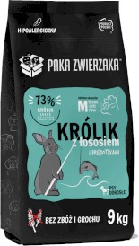 PAKA ZWIERZAKA Królik z Łososiem M bez zbóż 9kg