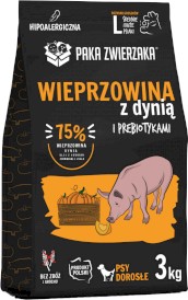 PAKA ZWIERZAKA Wieprzowina z Dynią L bez zbóż 3kg