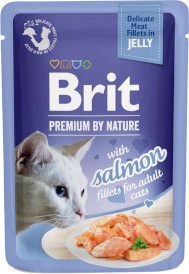 BRIT Premium Cat Fillets in Jelly Salmon ŁOSOŚ galaretka 85g