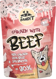 MR.BANDIT Chicken BEEF Kurczak Wołowina Saszetka 380g