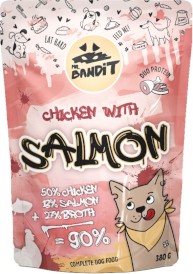 MR.BANDIT Chicken SALMON Kurczak Łosoś Saszetka 380g