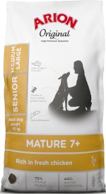 Arion Original Mature 7+ Senior Medium Large Chicken 12kg