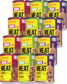 JOSERA Meat Lovers Junior bez zbóż MIX SMAKÓW 12x400g