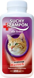 SUPER BENEK Szampon Suchy Regeneracyjno-Pielęgnacyjny Dla Kotów 250ml