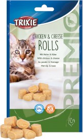 TRIXIE Premio Chicken Cheese Rolls Kurczak z Serem dla kota 50g