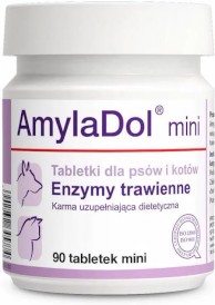 DOLFOS AmylaDol Mini Enzymy trawienne dla psów i kotów 90szt