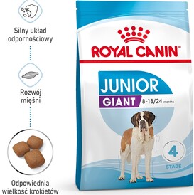 ROYAL CANIN Giant Junior 15kg *PROMOCJA - TYLKO ODBIÓR W GŁÓWNYM MAGAZYNIE*