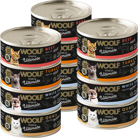 WOOLF WildCat Ultimate Adult MIX SMAKÓW Puszka 12x85g