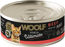 WOOLF WildCat Ultimate Adult Beef Wołowina Puszka 85g