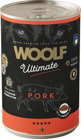 WOOLF Ultimate Pork Wieprzowina Olej Lniany Puszka 400g