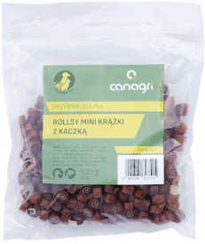 CANAGRI PET Rollsy Mini Krążki z Kaczki 500g - Zdjęcie główne