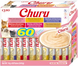 INABA Cat Treat Churu Mix z Tuńczykiem 60x14g - Zdjęcie główne