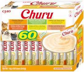 INABA Cat Treat Churu Mix z Kurczakiem 60x14g - Zdjęcie nr 2