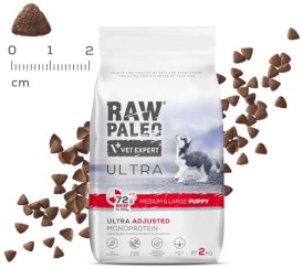 Vet Expert RAW PALEO Medium Large Puppy Ultra Beef 2kg - Zdjęcie nr 2