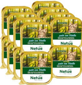 NATUA Country Kitten Veal Cielęcina Pasztet 12x100g - Zdjęcie główne