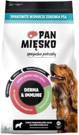 PAN MIĘSKO Derma Immune dla psów 3kg - Zdjęcie główne