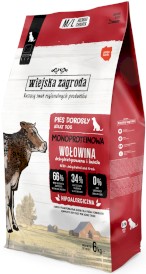 WIEJSKA ZAGRODA Monoproteinowa Wołowina Adult Dog 6kg - Zdjęcie główne